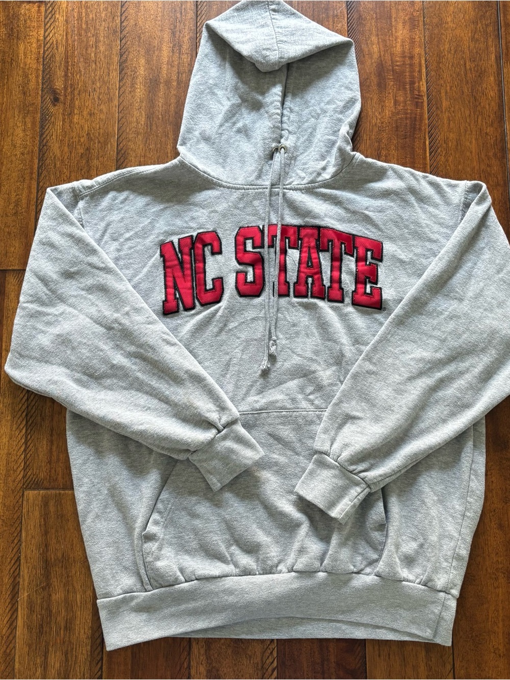 MV Sport Gray Nc State Hoodie